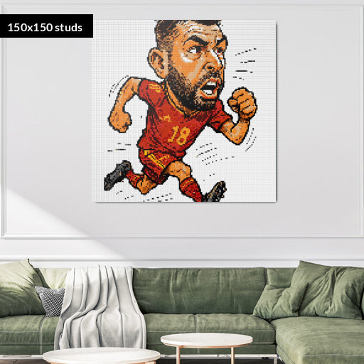 150*150studs, 120*120cm, 47,25*47,25inch