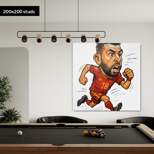 200*200studs, 160*160cm, 63*63inch