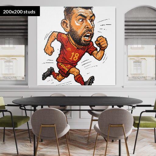 200*200studs, 160*160cm, 63*63inch