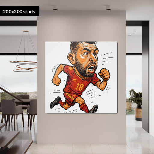 200*200studs, 160*160cm, 63*63inch