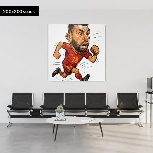 200*200studs, 160*160cm, 63*63inch