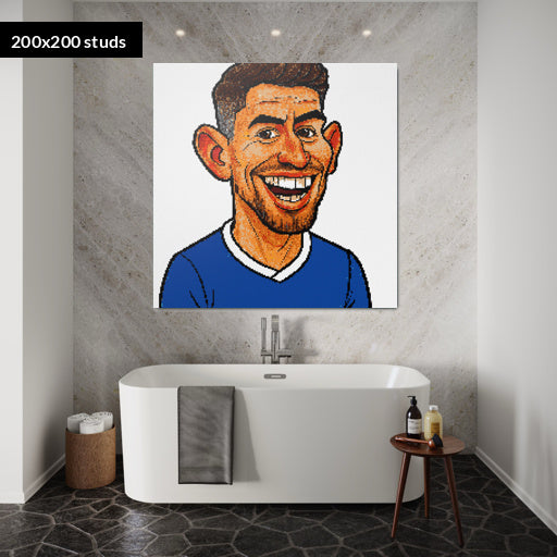 200*200studs, 160*160cm, 63*63inch