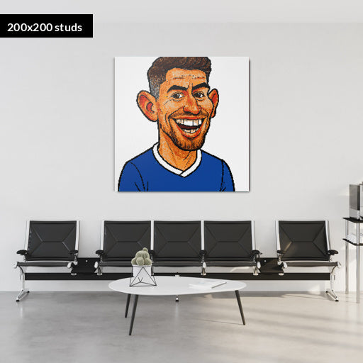 200*200studs, 160*160cm, 63*63inch