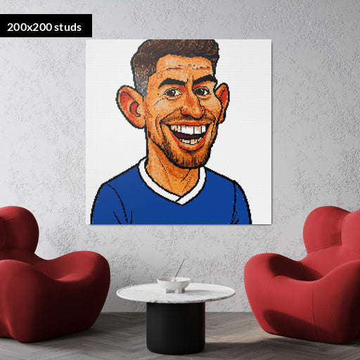 200*200studs, 160*160cm, 63*63inch