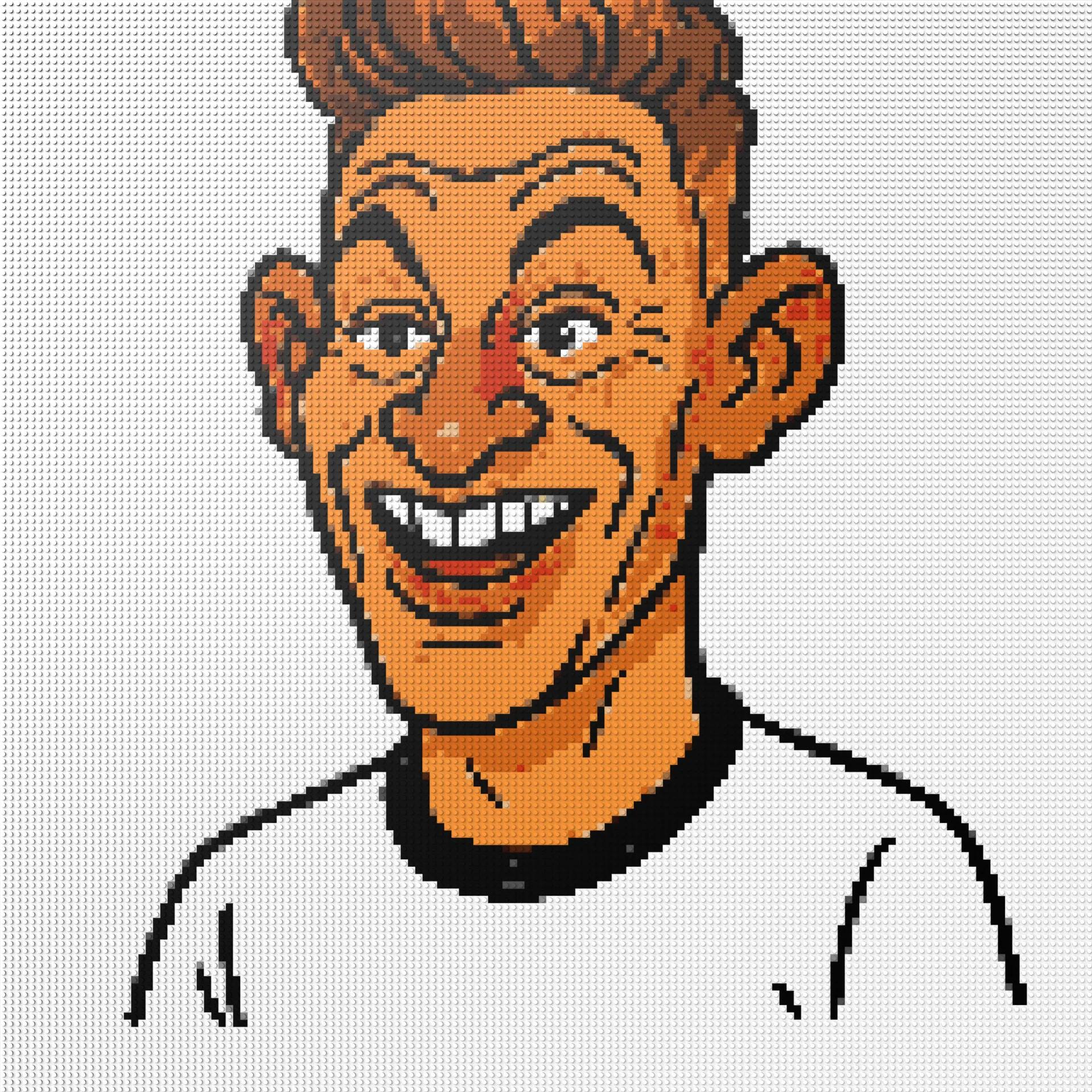 150*150studs, 120*120cm, 47,25*47,25inch