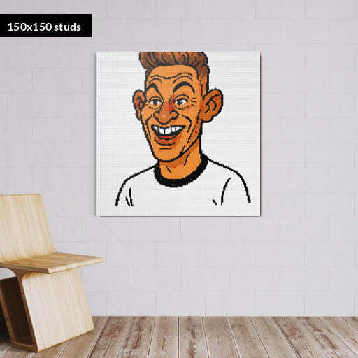 150*150studs, 120*120cm, 47,25*47,25inch