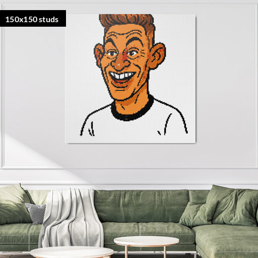 150*150studs, 120*120cm, 47,25*47,25inch