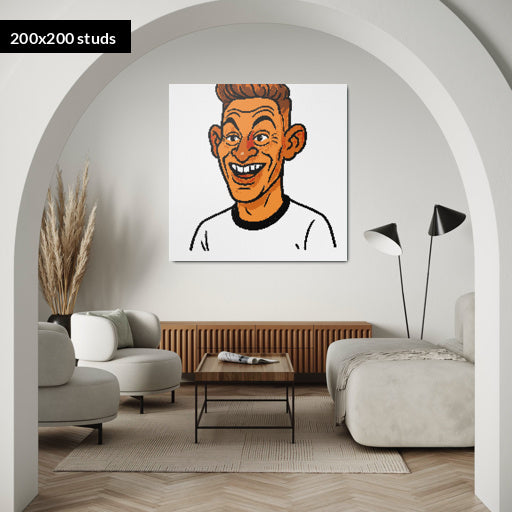 200*200studs, 160*160cm, 63*63inch