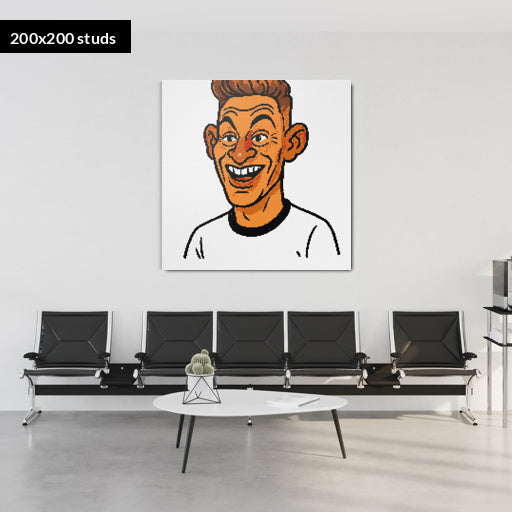 200*200studs, 160*160cm, 63*63inch