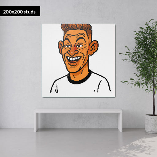 200*200studs, 160*160cm, 63*63inch