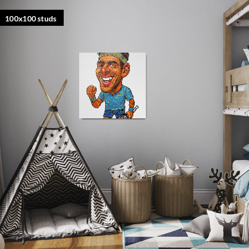 100*100studs, 80*80cm, 31,5*31,5inch