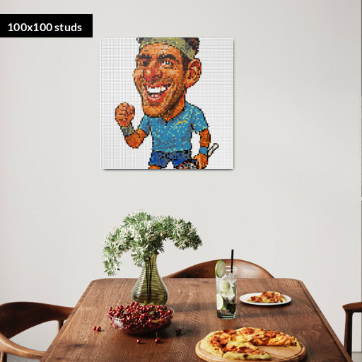 100*100studs, 80*80cm, 31,5*31,5inch