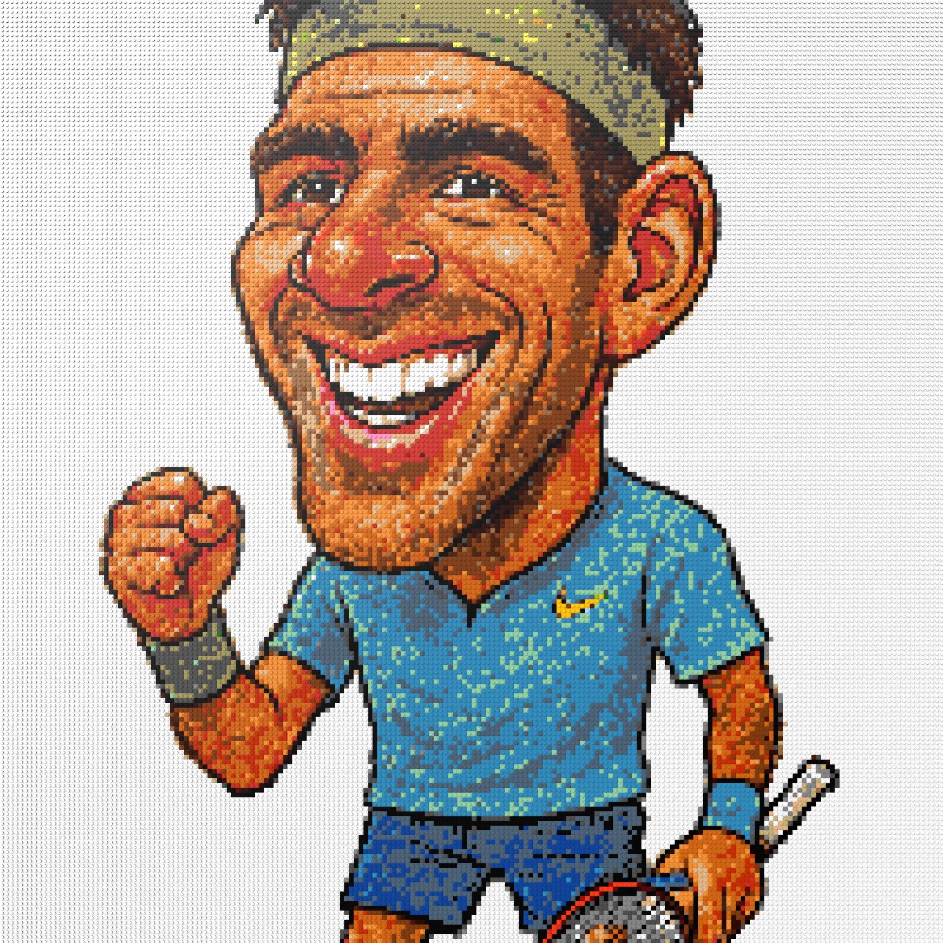 200*200studs, 160*160cm, 63*63inch