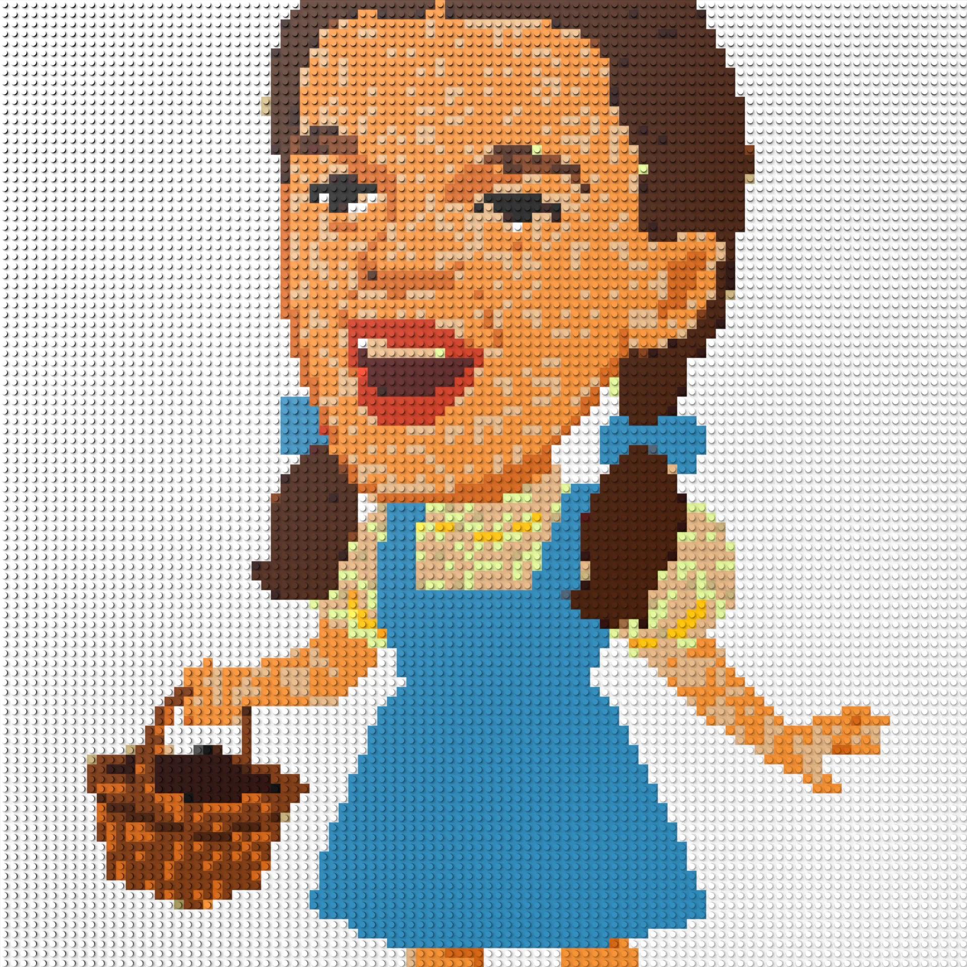 100*100studs, 80*80cm, 31,5*31,5inch