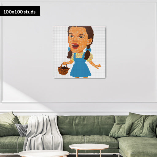 100*100studs, 80*80cm, 31,5*31,5inch