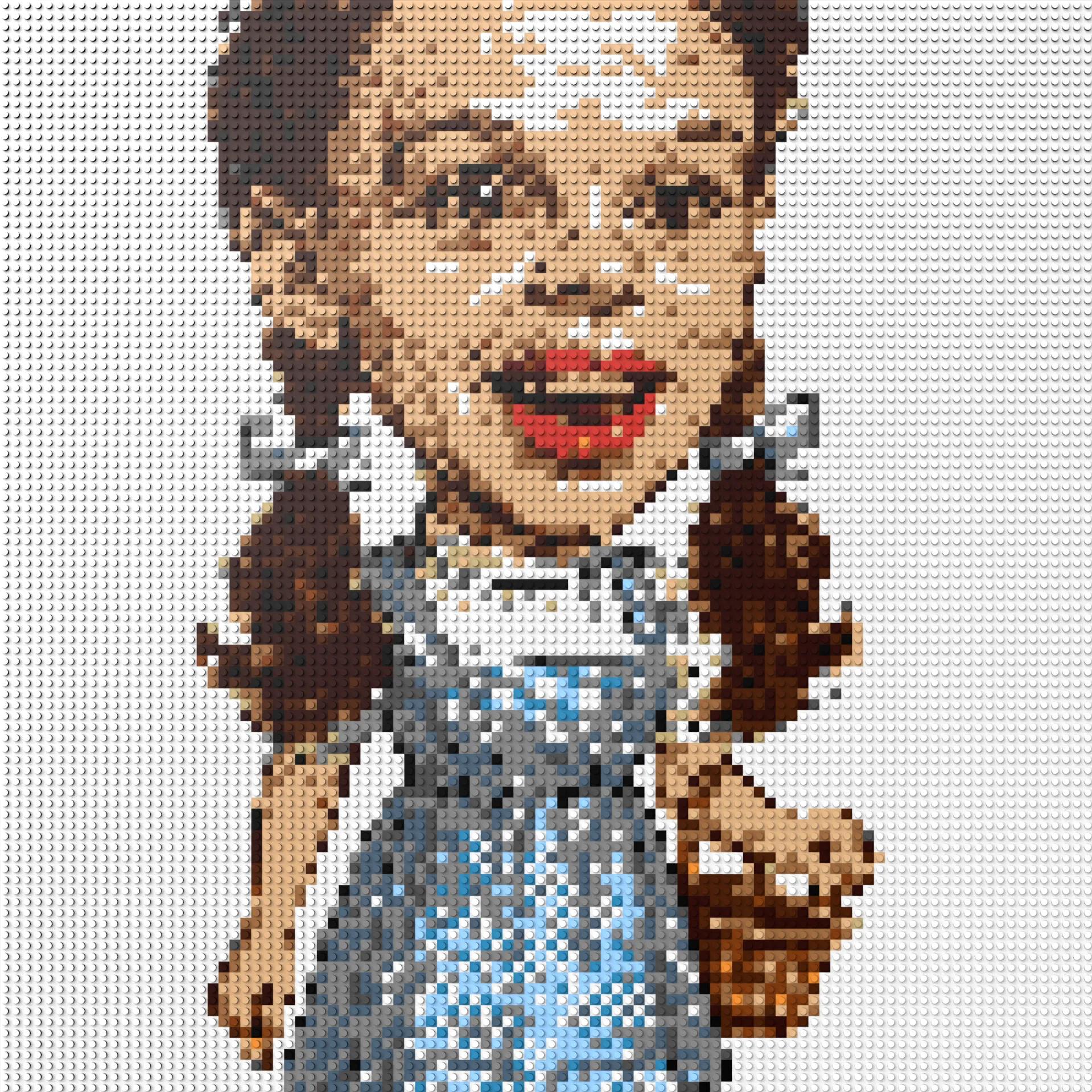 100*100studs, 80*80cm, 31,5*31,5inch