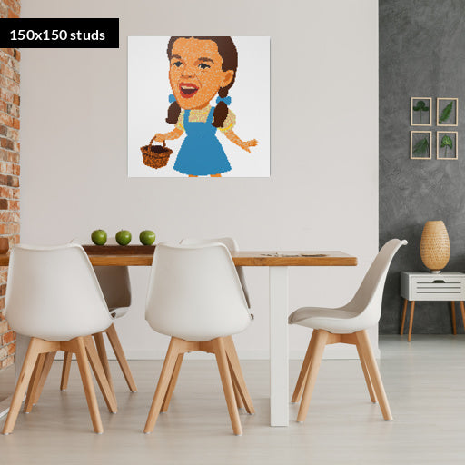 150*150studs, 120*120cm, 47,25*47,25inch