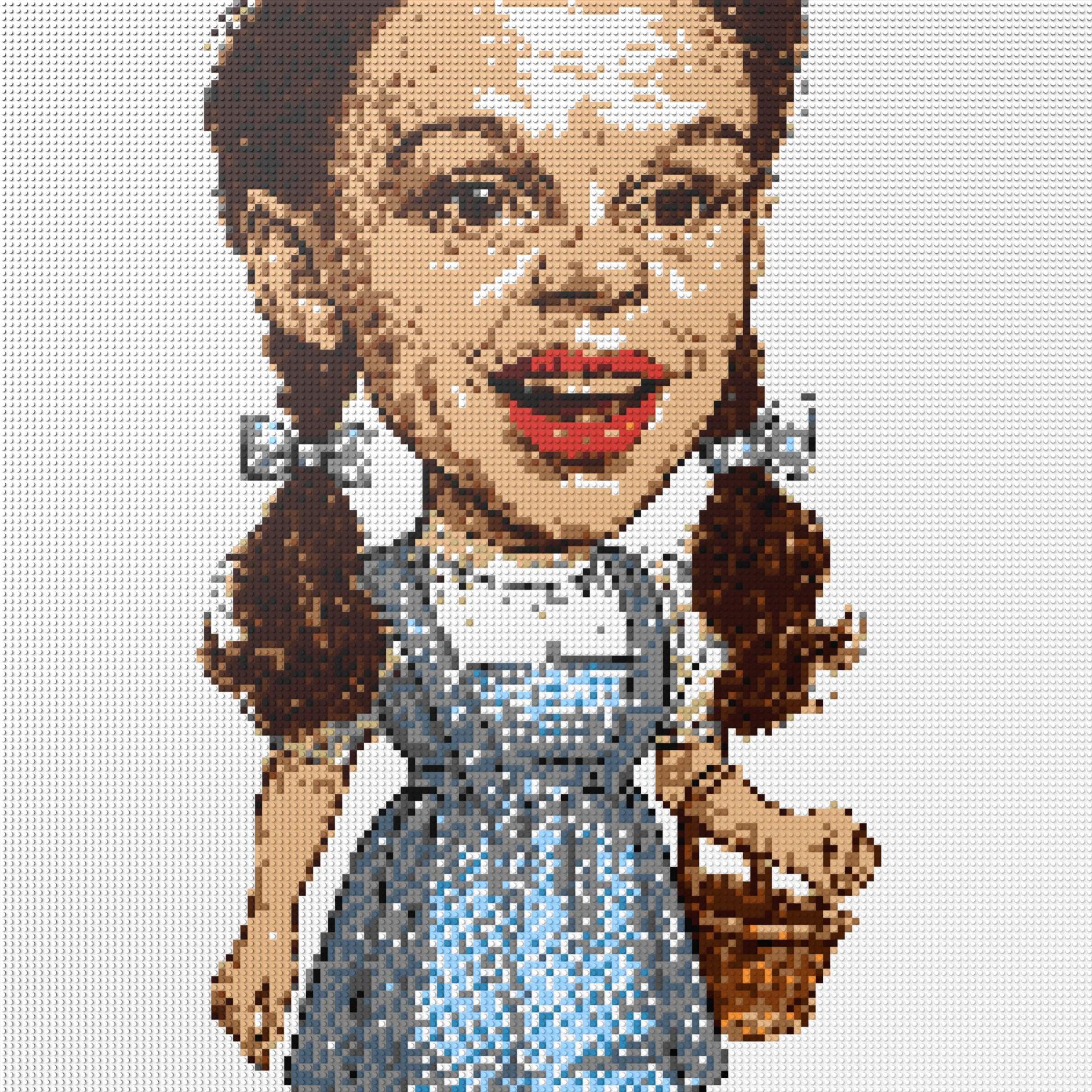 150*150studs, 120*120cm, 47,25*47,25inch