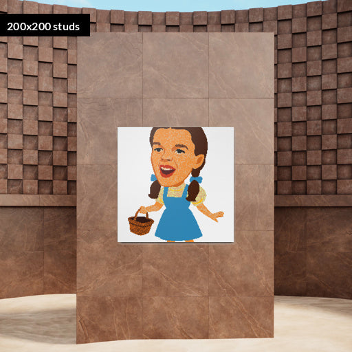 200*200studs, 160*160cm, 63*63inch