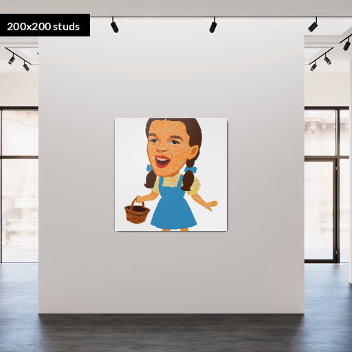 200*200studs, 160*160cm, 63*63inch
