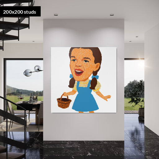200*200studs, 160*160cm, 63*63inch