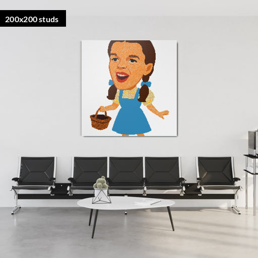 200*200studs, 160*160cm, 63*63inch