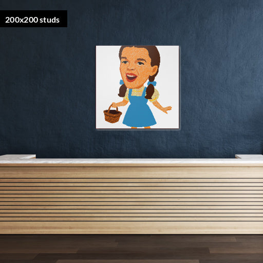 200*200studs, 160*160cm, 63*63inch