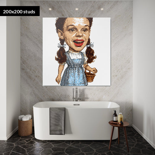 200*200studs, 160*160cm, 63*63inch