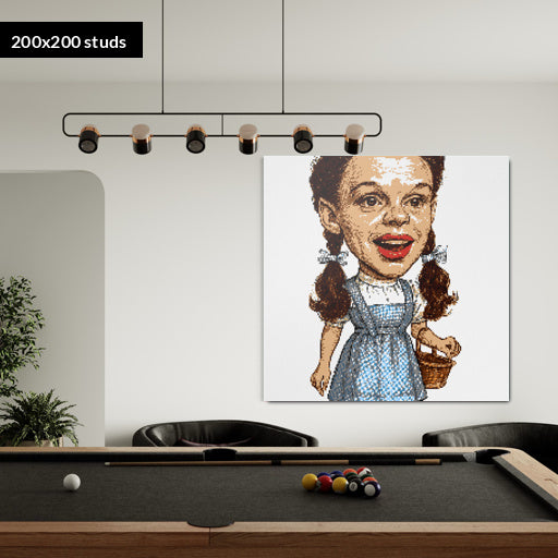 200*200studs, 160*160cm, 63*63inch