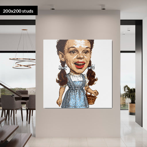 200*200studs, 160*160cm, 63*63inch