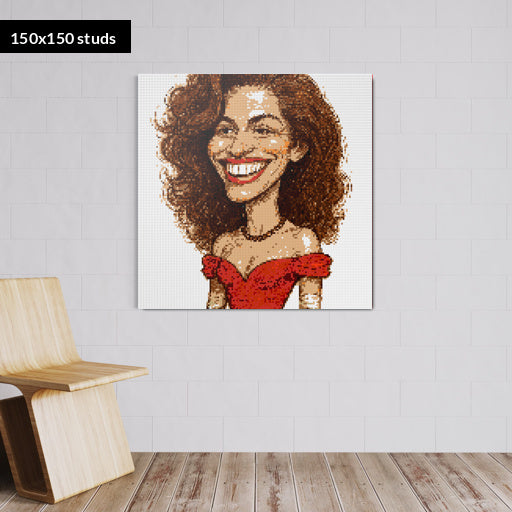 150*150studs, 120*120cm, 47,25*47,25inch