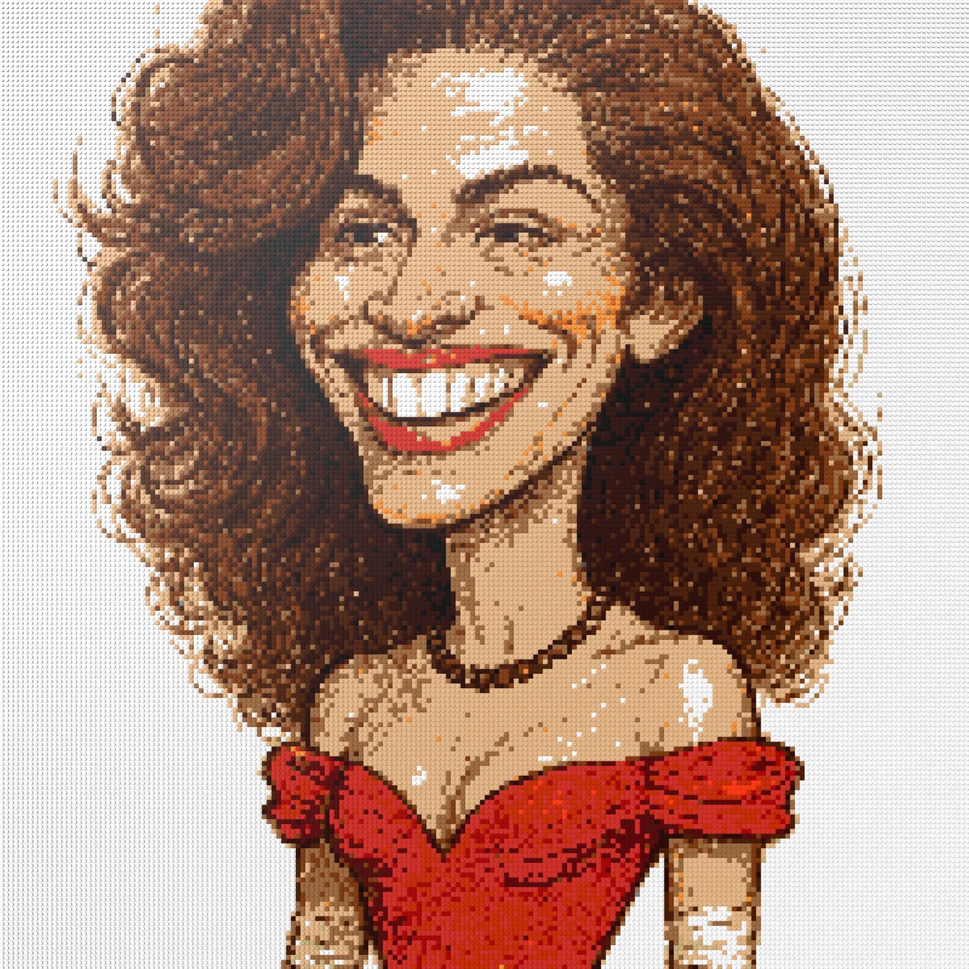 200*200studs, 160*160cm, 63*63inch