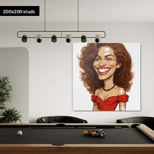 200*200studs, 160*160cm, 63*63inch