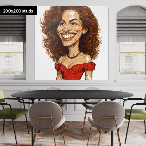 200*200studs, 160*160cm, 63*63inch