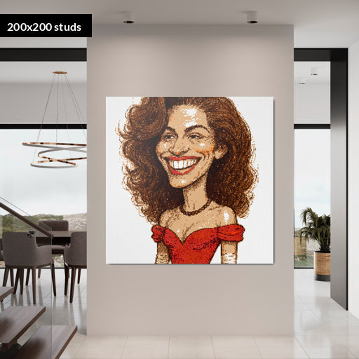 200*200studs, 160*160cm, 63*63inch