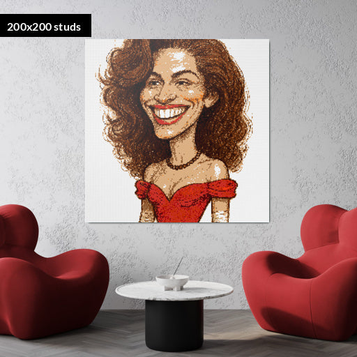 200*200studs, 160*160cm, 63*63inch