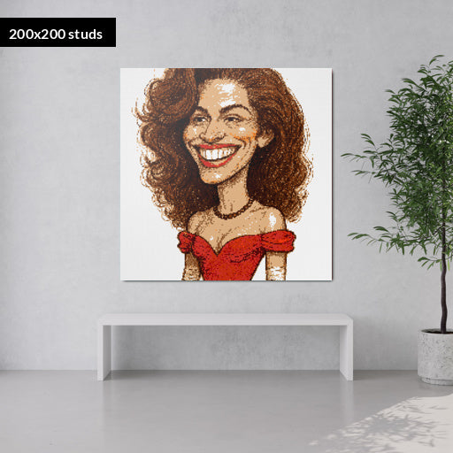 200*200studs, 160*160cm, 63*63inch