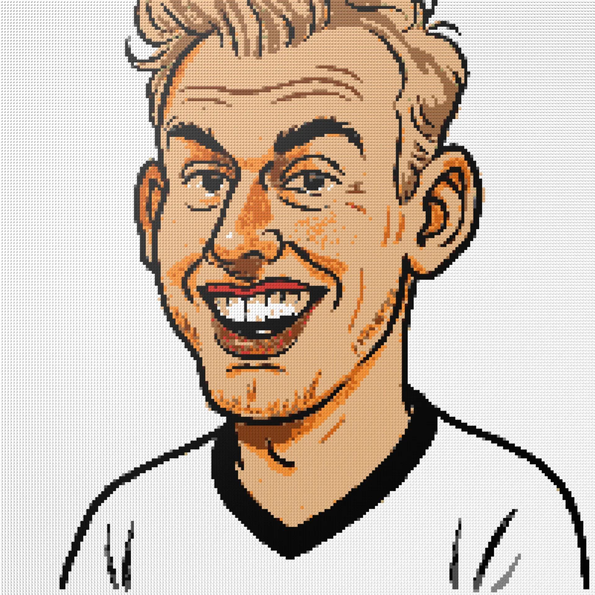 200*200studs, 160*160cm, 63*63inch