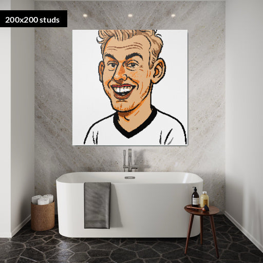 200*200studs, 160*160cm, 63*63inch