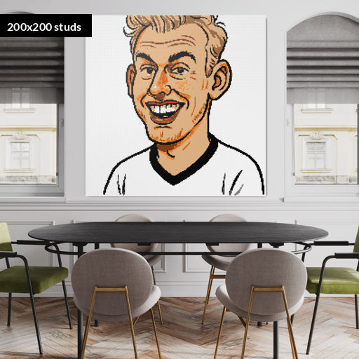 200*200studs, 160*160cm, 63*63inch