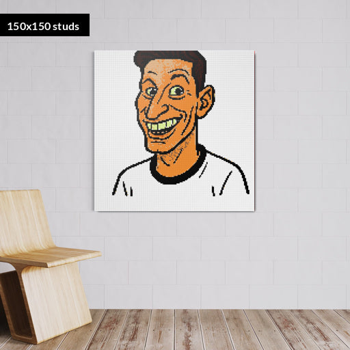 150*150studs, 120*120cm, 47,25*47,25inch