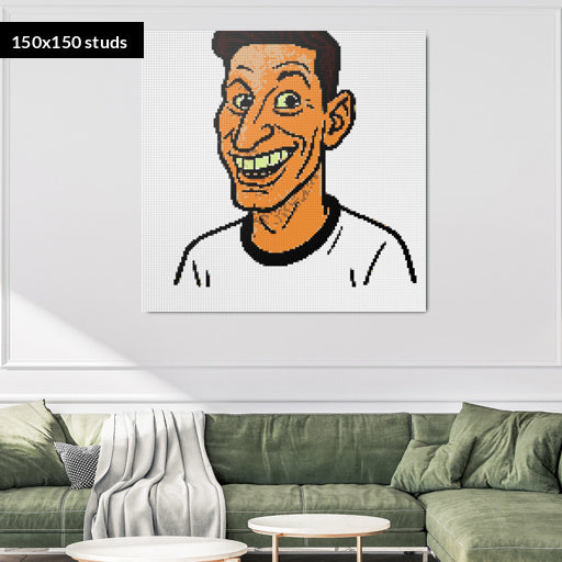 150*150studs, 120*120cm, 47,25*47,25inch