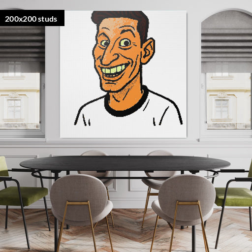 200*200studs, 160*160cm, 63*63inch