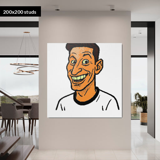 200*200studs, 160*160cm, 63*63inch