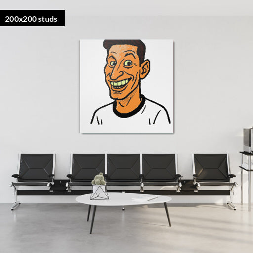 200*200studs, 160*160cm, 63*63inch