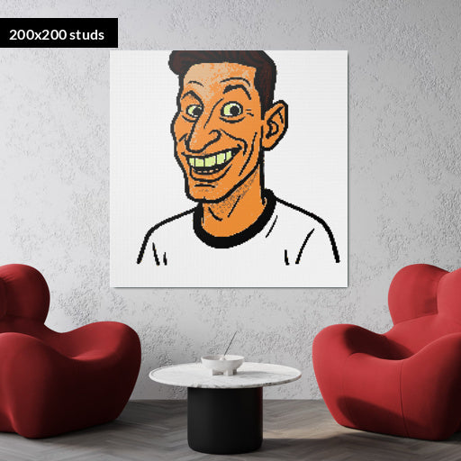 200*200studs, 160*160cm, 63*63inch