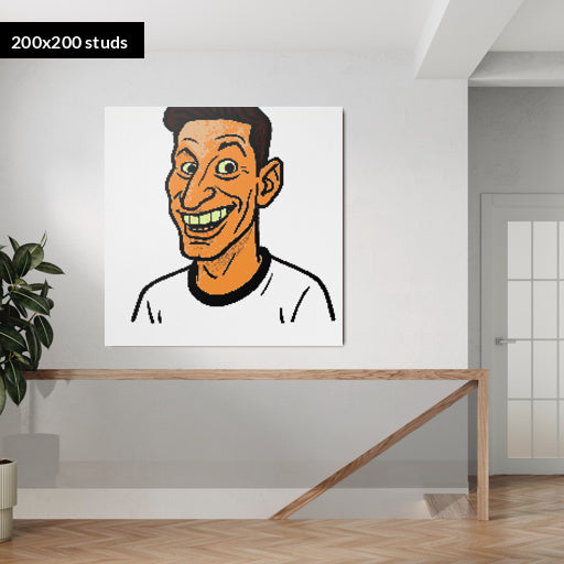 200*200studs, 160*160cm, 63*63inch