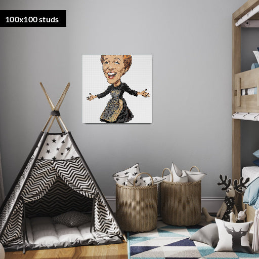 100*100studs, 80*80cm, 31,5*31,5inch