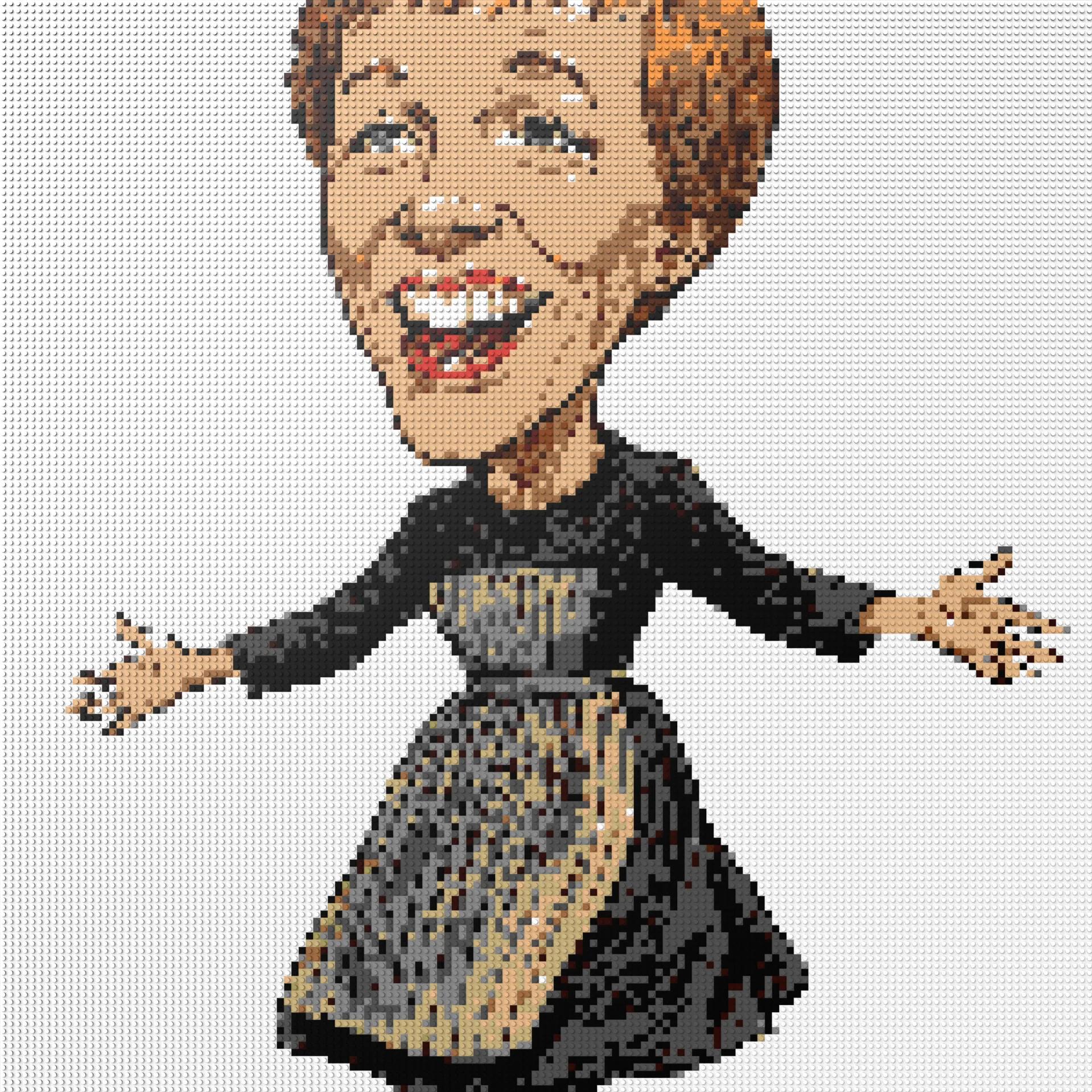 150*150studs, 120*120cm, 47,25*47,25inch