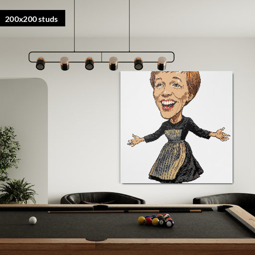 200*200studs, 160*160cm, 63*63inch